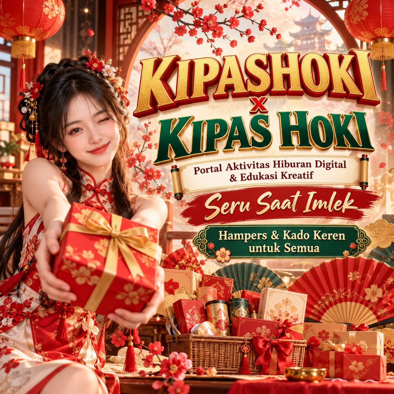 Kipashoki x Kipas Hoki : Portal Aktifitas Hiburan Digital Edukasi Kreatif Seru Saat Imlek Bonus Hampers Kado Keren Untuk Semua Orang